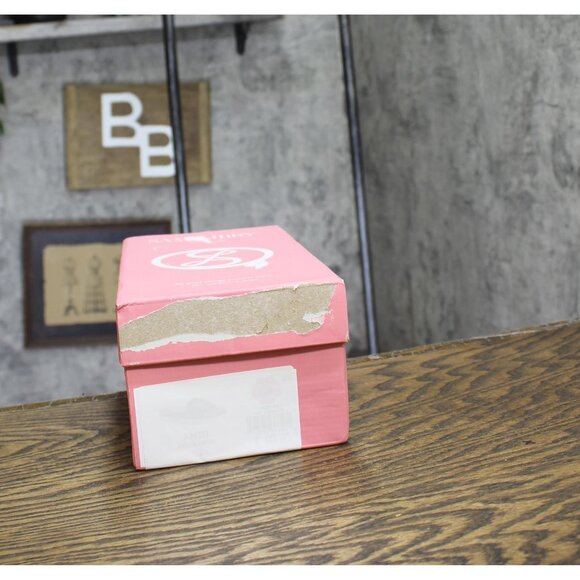 NWT Sam & Libby Womens Strappy Perris Flat Sandal J5247S1200 Amber Brown 6.5M - Picture 11 of 13